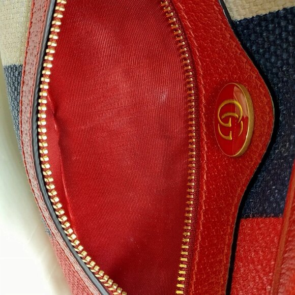 Gucci Crossbody bag Red Canvas 650-060225 - Picture 8 of 13